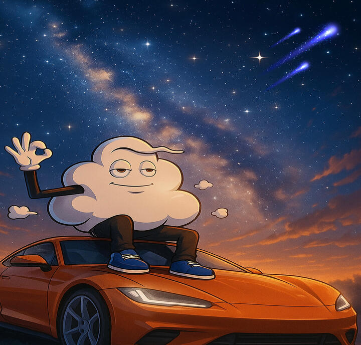 Greetings From The Clouds Artwork